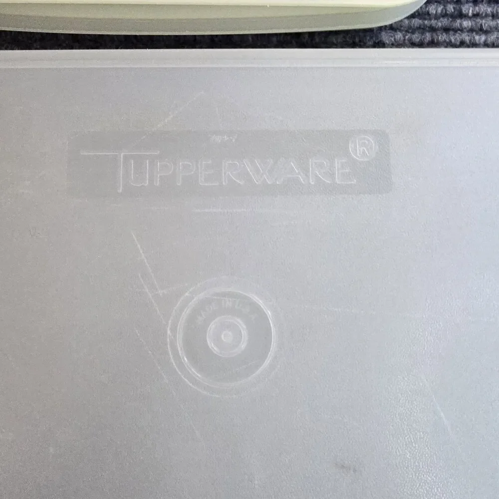 Tupperware orange contains